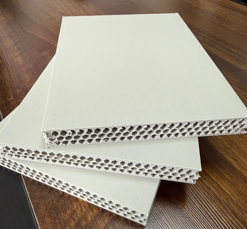 Custom size hollow plastic board manufacturer — grey PP sheet for OEM solutions