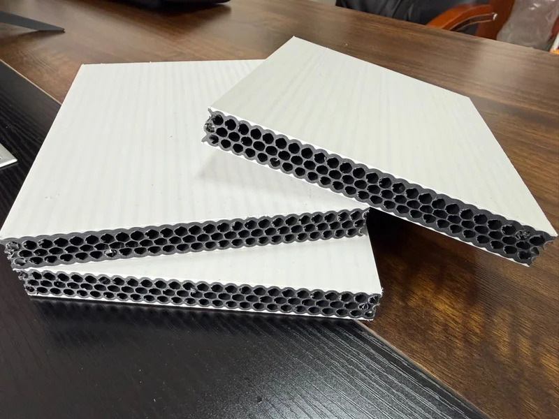 White round-hollow plastic board — PP corrugated sheet for concrete formwork